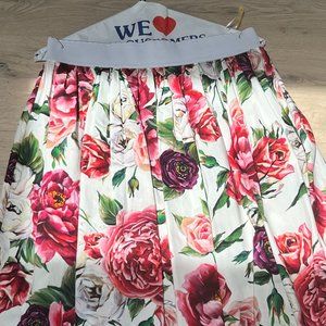 Dolce and Gabbana Floral Above Knee Skirt